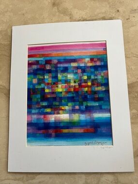 Abstract Watercolor Wall Art Painting by Pridon Goisashvili